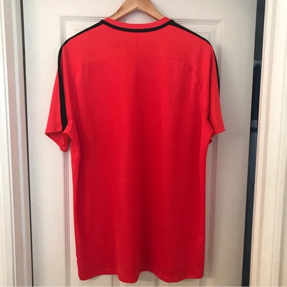 Nike Dri fit Soccer Training Shirt All Over Swoosh Nike Logo - Picture 2 of 9